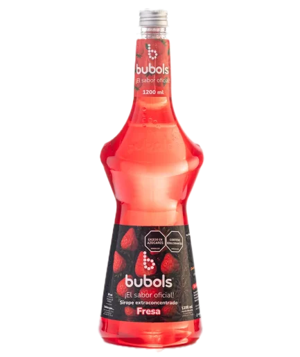 Sirope Bubols sabor a  Fresa