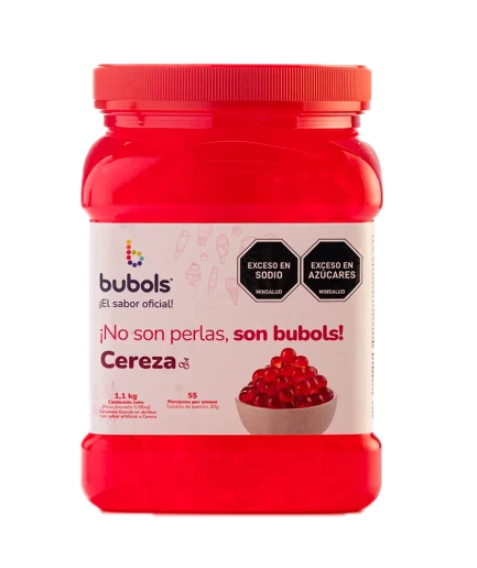 Perlas explosivas bubols con sabor a  Cereza