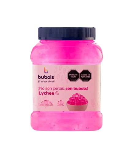 Bubols Perlas Explosivas Sabor a Lychee 750 g
