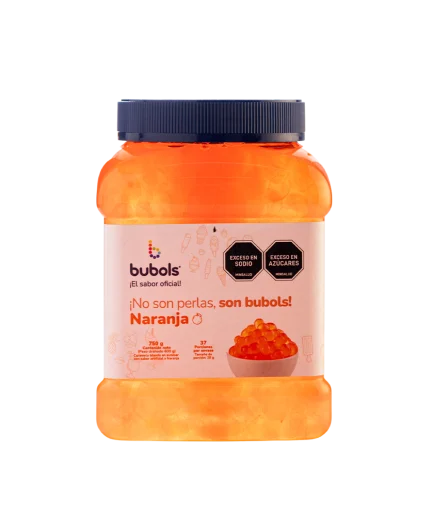 Bubols Perlas Explosivas Sabor a Naranja 750 g