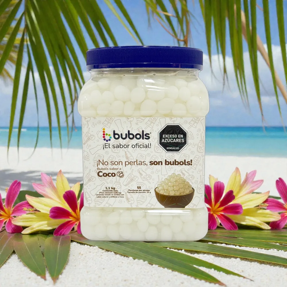 Bubols Perlas Explosivas Sabor a Coco – 1100 g