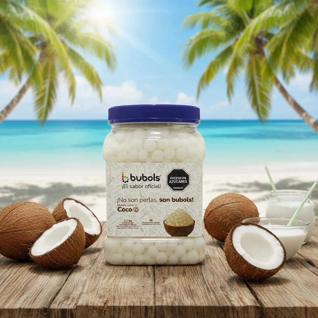 Bubols Perlas Explosivas Sabor a Coco – 3400 g  Pensadas para negocios que buscan diferenciarse.